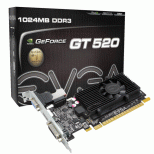 EVGA nVidia GeForce GT520 1GB DDR3 VGA/DVI/HDMI PCI-Express Video Card 