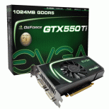 EVGA nVidia GeForce GTX550 Ti FPB 1GB DDR5 2DVI/Mini HDMI PCI-Express Video Card                                      