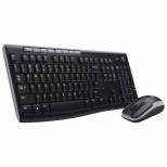 Logitech Wireless Desktop MK260 Mouse & Keyboard Combo(Black) 