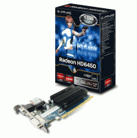 Sapphire Radeon HD6450 1GB DDR3 VGA/DVI/ HDMI PCI-Express Video Card         