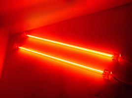 LOGISYS CLK12RD2 12 inch Dual Red Cold Cathode Light 