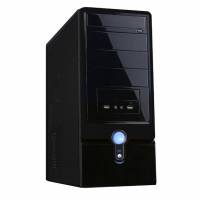 iMicro CA-IM2109B 400W 20+4pin ATX Mid Tower Case (Black/ Silver) 