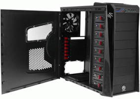 Thermaltake V6 BlacX Edition VM100M1W2Z No PS Mid Tower Case w/Docking Station(Black)       