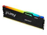 Kingston FURY Beast RGB - DDR5 - module - 32 GB - DIMM 288-pin - 5600 MHz / PC5-44800 - CL40 - 1.25 V - unbuffered - on-die ECC