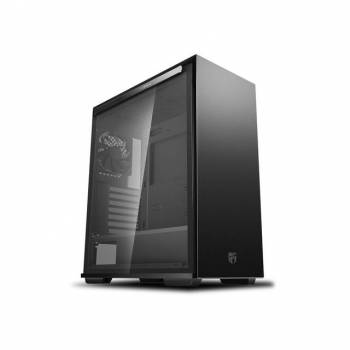 DEEPCOOL MACUBE 310 BK Gamer Storm MACUBE 310 Black ATX Mid Tower Case Full-size Magnetic Tempered Glass Built-in Fan Hub and Graphics Card holder