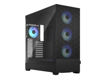 Fractal Design Pop XL Air RGB - Tower - extended ATX - no power supply (ATX) - black TG clear tint - USB/Audio