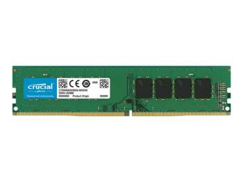 Crucial - DDR4 - module - 16 GB - DIMM 288-pin - 3200 MHz / PC4-25600 - CL22 - 1.2 V - unbuffered - non-ECC