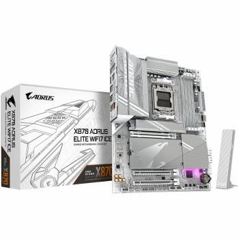 GIGABYTE Ultra Durable X870 AORUS ELITE WIFI7 ICE Gaming Desktop Motherboard - AMD X870 Chipset - Socket AM5 - ATX