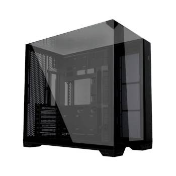 LIAN LI O11Vision Compact Black / Steel / Tempered Glass ATX Mid Tower Computer Case